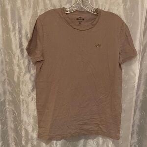 Hollister Men's Tan T-Shirt Size Small 🔥 YB6